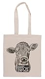 Wiederverwendbar Luxogo Gestohlen Leben Gestohlen Milch Einkaufstasche Groceries Beige Shopping Bag
