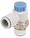 Speed Control Valve, 3/8 In Tube, 1/4 In