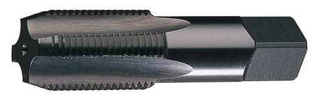 Pipe Tap, Taper, 1/2-14, Bright, 4 Flt