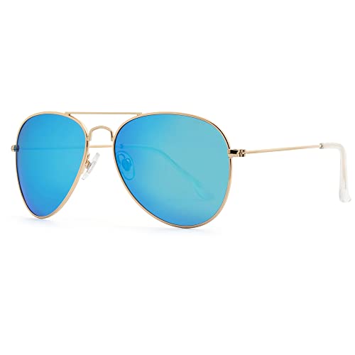 Image of Joox Aviator Sunglasses for Men Women,Polarized UV 400 Protection Lens with Metal Pilot Frame Unisex