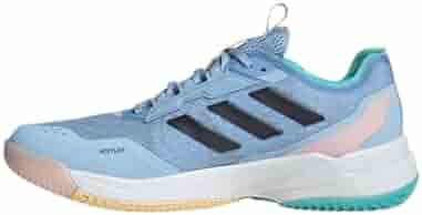 adidas Tênis feminino Crazyflight 6 Indoor, Azul/azul marinho/azul
