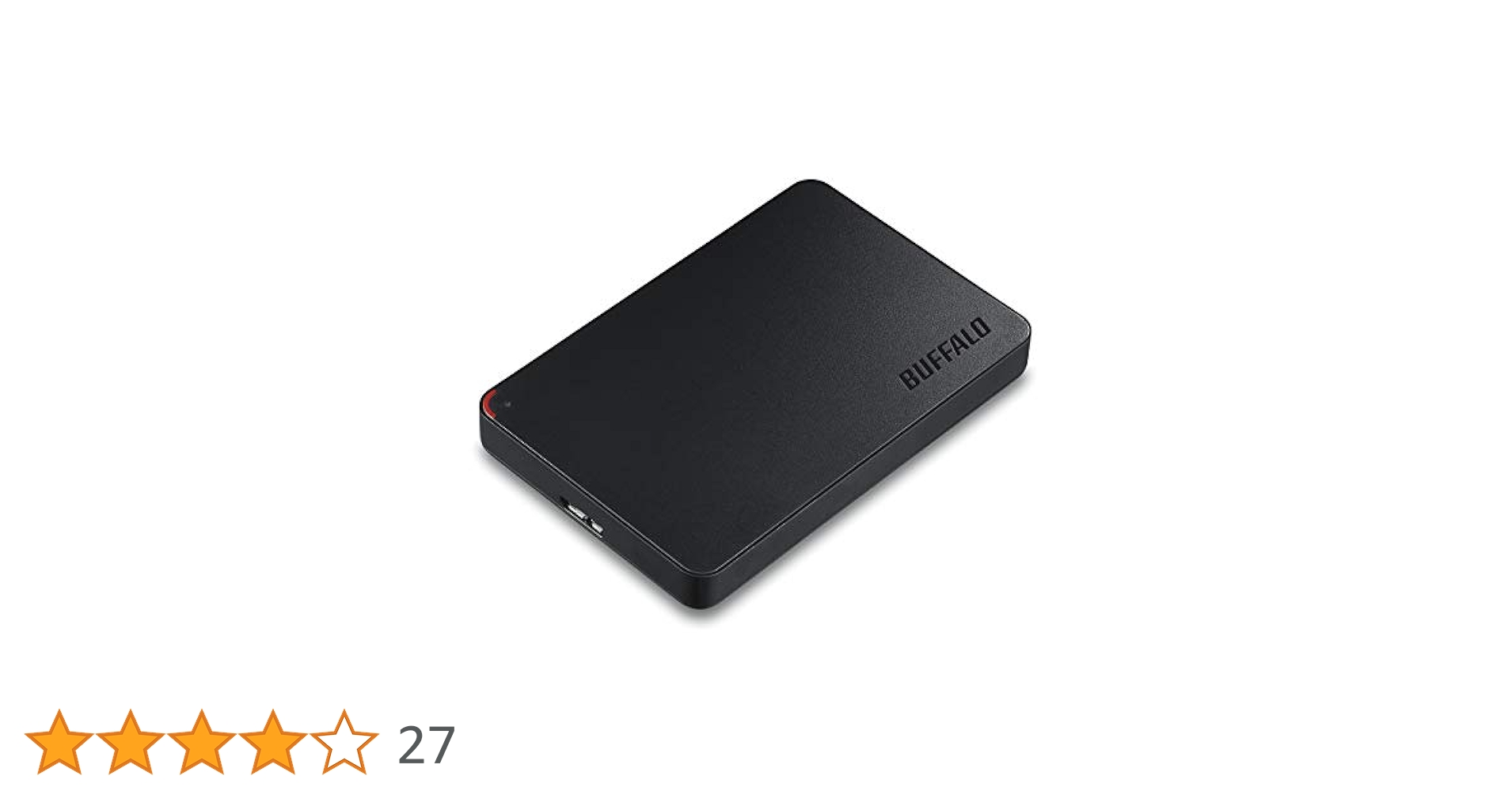 Amazon | HD-NRPCF500-BB [USB3.0 ポータブルHDD 500GB BUFFALO