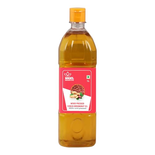 Rigel Spices | Naturally milled Cold Pressed Peanut oil (1L PET (33.8 fl oz))