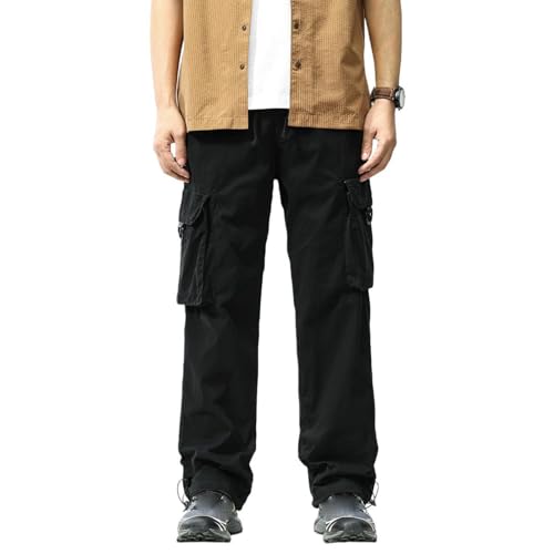 Pantalon cargo japonais ample pour homme au style décontracté