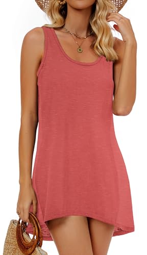 Image of Swimsuit Coverup for Women Bikini Sleeveless Beach Bathing Suit Cover Up