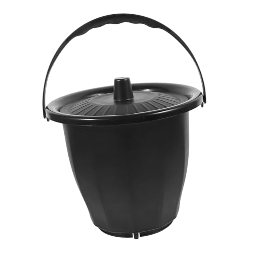 CALLARON Orinal Portátil Para Adulto Tapa, Cubo De Orina De Plástico Resistente, Ligero y Compacto, Uso Doméstico y Hospitalario, Adecuado Para Personas Mayores, Bebés y Mujeres Embarazadas