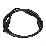 ZWEquipint Cable de extensión de motor de 9 núcleos 3+6P para bicicleta eléctrica, 1000 W, 2 cables cuadrados, conector de cobre, 100 cm macho hembra negro
