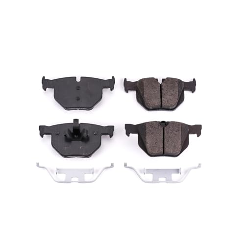 Image of PowerStop Rear Brake Pads for BMW 330Ci 2006 |330i 2006 |330xi 2006 |335d 2009-11 |335i 2007-13 |BMW 335i xDrive 2009-13 - Z17 Ceramic Brake Pads with Installation Hardware, 17-1170