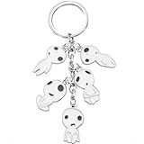 Molinter Llavero para bolso de la princesa Mononoke árbol, elfo, muñeca, llavero de coche, para mujer, bolso decorativo