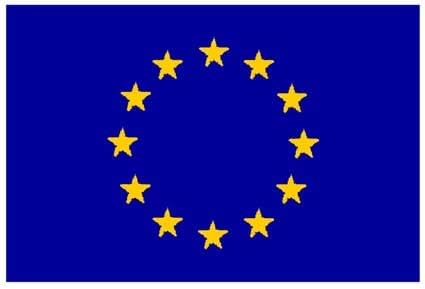 Adesivo Bandiera Unione Europea 30x20 CM