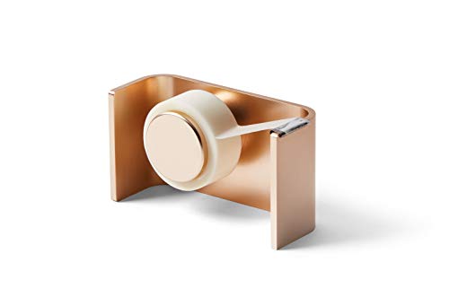 Distributeur de ruban adhésif Lexon City doré au design minimaliste