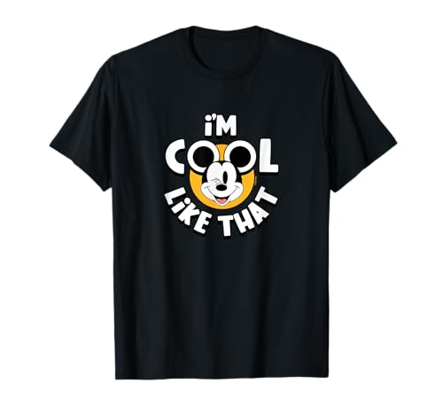 T-shirt Mickey Disney I'm Cool Like That vêtement mode été graphique coton