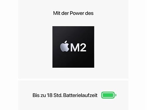 Apple MacBook Air Retina 13 Zoll (2022) mit M2 Prozessor und 16 GB RAM
