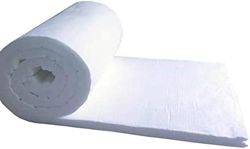 Fire Blankets - Silicate Ceramic Fiber Insulation Mat (20mm-2x23.62ft) | Fireproof BER for Stoves & Kilns | 2400°F Heat Resi | Essential Firing Accessories