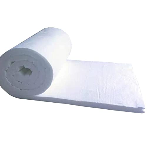 Firing Accessories - Fire Blankets, Silicate Ceramic Fiber Insulation Blanket (20/30/40/50mm Thick), 2400f Temperature Resistance, Fireproof Mat Barrier for Stoves Kilns ( Color : White , Size : 30mm-