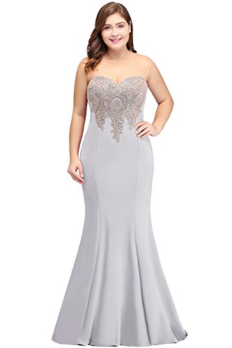 Image of Prom Dress for Women 2025 Gold Lace Applique Long Sheer Illusion Mermaid Formal Dresses Evening Gown