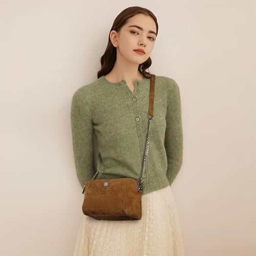 Suede Crossbody Bags for Women Trendy Vegan Faux Suede Purse Medium Suede Shoulder Bag Tote Handbag Hobo Slouchy Bags2