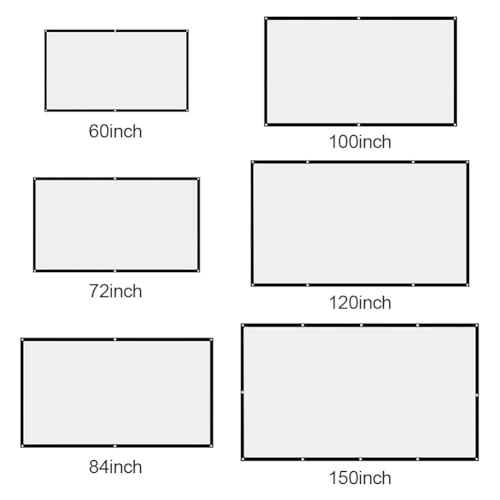Pantalla Proyector Simple de 60 Pulgadas 16:9 miniatura 2