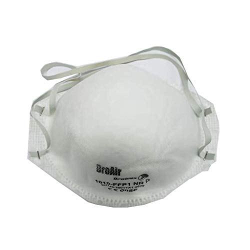 Preisvergleich Produktbild N95 Antivirenmaske - Premium FFP1 Atemmaske - Perfekt anpassbare Mundschutz Maske - Feinstaubmaske, Staubschutzmaske (1PC, Weiß)
