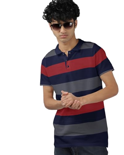 Image of EYEBOGLER Regular Fit Half Sleeve Polo Neck Tshirt for Boys