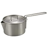 キャプテンスタッグ バーベキュー用 鍋 チタン製ケットルクッカー900ml M-9082M-9082