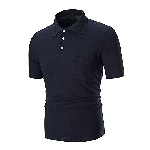 Beikoard_ Camisetas de hombre Polo Manga Corta Color sólido de Verano (S-2XL)? Limitado Promoción_Tops Camisetas Ropa Hombre Deportivas Sudaderas Chándales 2018 Ofertas