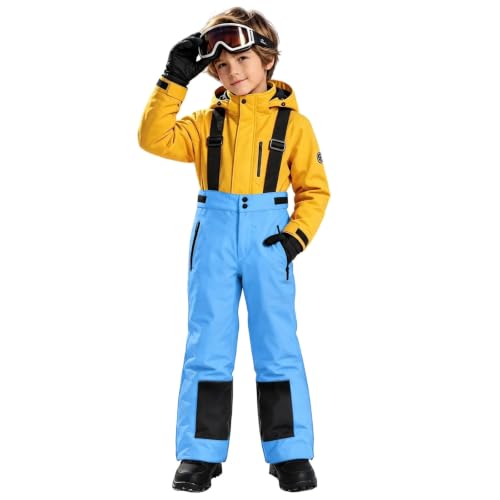Rkwins Snow Pants Kids Winter Windproof Ski Jumpsuits Insulated Snowpants - image 1
