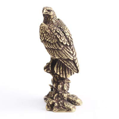 Aigle en laiton Feng Shui accessoire décoration maison oiseau cuivre antique