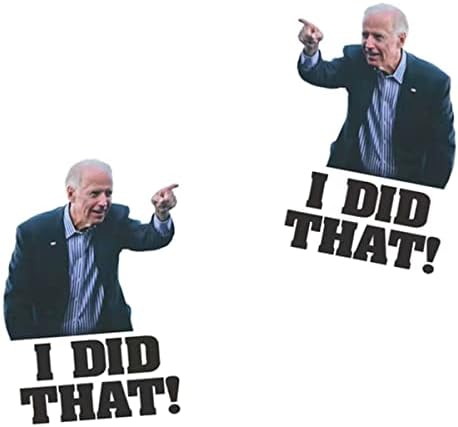 100Pcs I Did That Stickers Funny Sticker, Pointed to Your Left and Right, That's All Me I Did That Bumper Stickers, Funny Sticker for Car Motorcycle Helmet Laptop Window