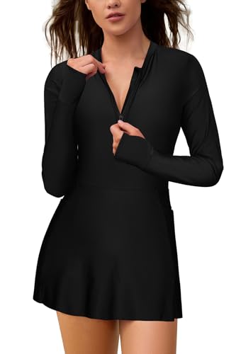 Maillot de bain manches longues protection UPF 50+ fini les irritations de crème solaire