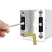 Oumefar 86 Type Switch Socket Cassette Repair Device, Universal Outlet Box Repairer Device Wall Box Repair Tool, Switch Outlet Repair Fastener Set Metal Support Rod(86 Metal Strut)