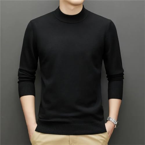 Autumn Winter Men's Thick Turtleneck Sweater Classic Fashion Casual Warm Pullovers Warm Knit Sweater3