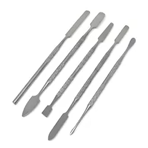 Precise Canada Metal Spatula 5 Pcs Set Kit Tools Dental Carver Wax Clay Surgi Instruments