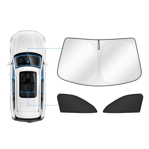 Karltys 3PCS Windshield Sun Shade for Kia Sorento 2021-2025, Reflective Front and Side Window...