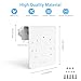 VOMENC Gutter Mount for TP-Link Tapo C246D/C236/C216/C113/C420/C400/C400 KIT/C460/C217 Security Cameras, Easy Installation with Precise Hole Positioning (White)