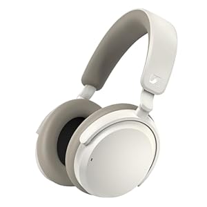 Sennheiser Consumer Audio ACCENTUM Wireless Bluetooth Headphones – 50-Hour Battery Life, Audio, Hybrid Noise Cancelling (ANC), All-Day Comfort and Clear Voice Pick-up for Calls, White