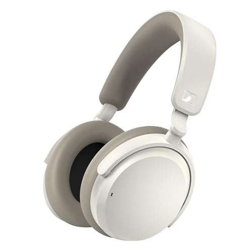 Sennheiser Consumer Audio ACCENTUM Kabellose Bluetooth-Kopfhörer, 50 Stunden Akkulaufzeit, Audio, Hybrid Noise Cancelling (ANC), ganztägiger Komfort und klare Sprachaufnahme für Anrufe, Weiß, 700175