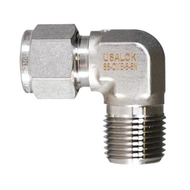 USALOK Compression Female Tube X MNPT Elbow - USAlab