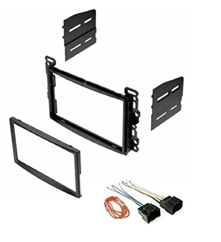 Kit installation autoradio double DIN et câblage de rechange pour berlines Saturn