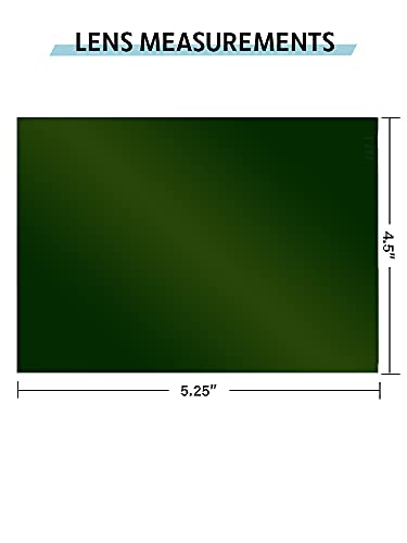 Lente Verde para Soldar 4.5 x 5.25 Pulgadas miniatura 3