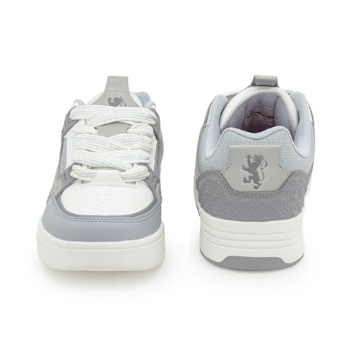 Image of Red Tape Women's Sneakers Blue Pu Round Toe Lace-Up Easy Movement