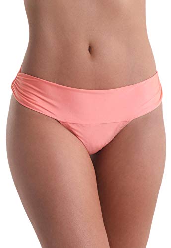 Calcinha Biquíni Avulso Cós Alto Orquídea - Laranja - P