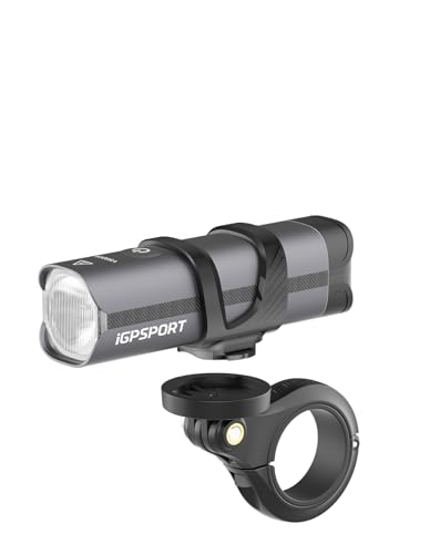 iGPSPORT VS800S Luz Bicicleta Luce Inteligente 800 Lúmenes 4000 mAh Gran Capacidad Encendido Apagado Auto-Control Remoto, 6 Modos Atenuación Anti-vibración Anti-lumbramiento, Tipo C, IPX6