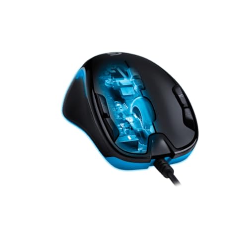300s Mouse Gaming Ottico, 2.500 DPI, RGB, Design Leggero, 9 Pulsanti ? Programmabili, Memoria Integrata, Per Entrambe le Mani, Compatibile con PC/Mac/Laptop, Nero - Mouse gaming - Immagine 4