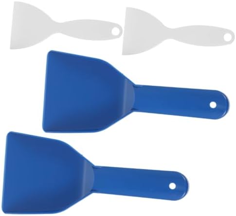 Didiseaon 4pcs Refrigerator Accessory Kitchen Cleaning Shovel Handheld Frost Spade ice Removing Tool ice Scraper for Refrigerator ice Spade Multifunction Big Shovel Snow Blower deicer pp