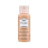 FolkArt Perle Acrylic Craft Paint, Peach Puff, 2 fl oz