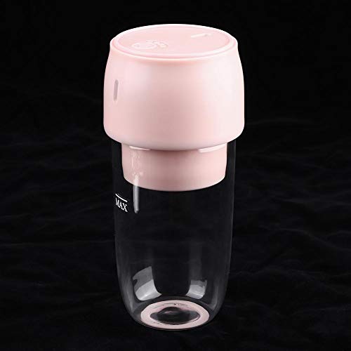 Espremedor portátil à prova d'água USB, espremedor elétrico, escritório para casa(Pink)