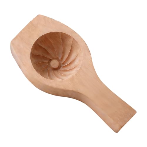 Molde para brioche – Cocción al vapor de madera hecha a mano | Utensilio sartén tradicional | Herramienta de excavación para decorar panes, verduras, frijoles rojos, bollos hechos a mano