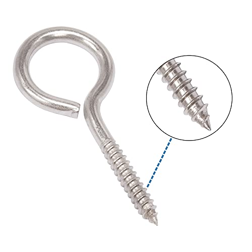 Shonan.Systems SNES001-#40 Shonan 1.57 Inch Stainless Steel Eye Screws thumb #1