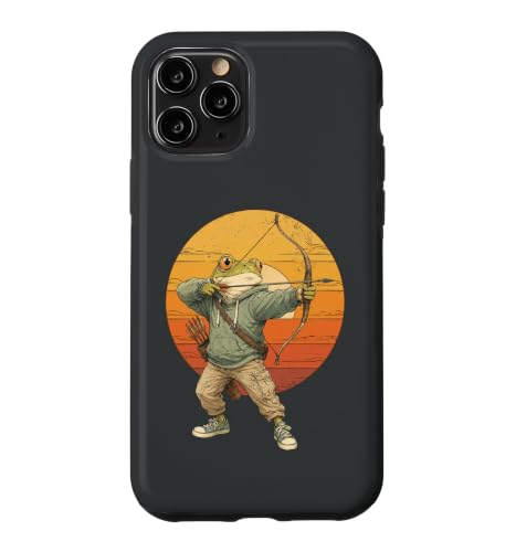 Frog-Archery, �A�[�`���[�A��Ƌ|�A�X�|�[�c�A�A�[�`�F���[ �X�}�z�P�[�X iPhone 11 Pro �p